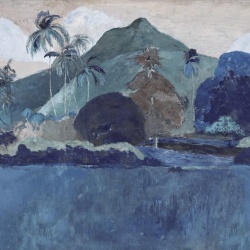 Fototapet, Tahitian Landscape, Blue, Rebel Walls - Img 2