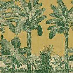 Fototapet, Timeless Tropics, Yellow, Rebel Walls - Img 2