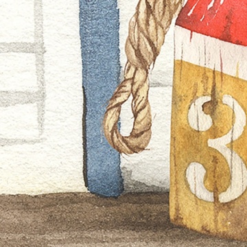 Fototapet, Tiny Beach Houses, Multi, Rebel Walls - Img 4