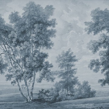 Fototapet, Tree on the Hill, Blue, Rebel Walls - Img 2