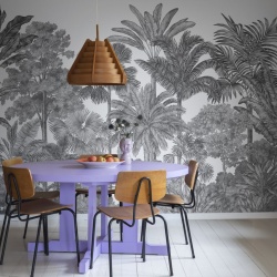 Fototapet, Tropical Bellewood, Graphite, Rebel Walls - Img 4