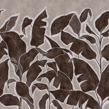 Fototapet, Tropical Breeze, Brown, Rebel Walls - Img 2