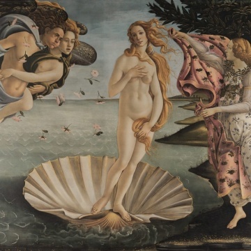 Fototapet, Venus Birth by Sandro Botticelli, Rebel Walls - Img 2