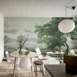Fototapet, Vintage Tree, Soft Green, Rebel Walls