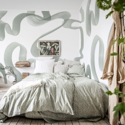 Fototapet, Waves, Green, Rebel Walls