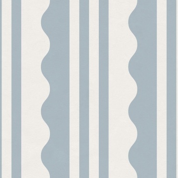 Fototapet, Wavy Stripe, Blue, Rebel Walls - Img 2