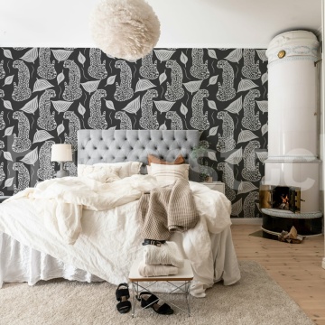 Fototapet, Whimsy Leopard, Black, Rebel Walls - Img 3