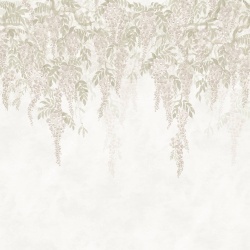 Fototapet, Whispers Wisteria, Beige, Rebel Walls - Img 2