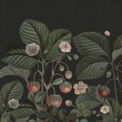 Fototapet, Wild Strawberries, Midnight, Rebel Walls - Img 2