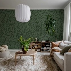 Fototapet, Willow, Dark Green, Rebel Walls - Img 3