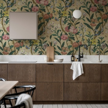 Fototapet, Winding Bloom, Summer Greenery, Rebel Walls - Img 3