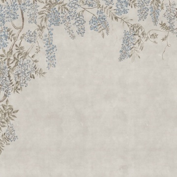 Fototapet, Wisteria Garden, Light Blue, Rebel Walls - Img 2