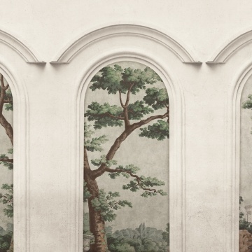 Fototapet, Woodland Arches, Green, Rebel Walls - Img 2
