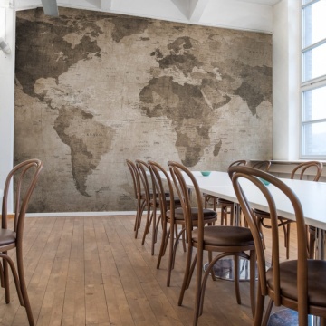 Fototapet, World Map, Brown, Rebel Walls - Img 3