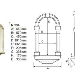 Nisa poliuretan N134 - 132x64x101.5 cm - Img 2