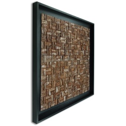 Panou decorativ lemn, Mahon, My Prambanam Besar Black - Img 2