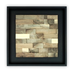 Panou decorativ lemn, Nuc, Skuta Shelter Black