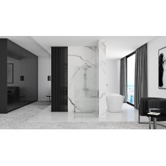 Paravan de dus tip Walk-in Rea Aero N 70x195 cm profil crom - Img 5