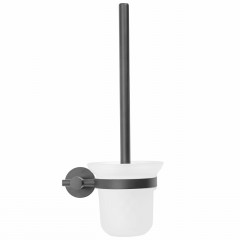 Perie WC Rea 322234A design rotund finisaj gri mat - Img 4