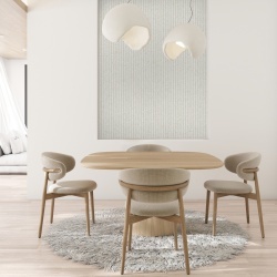 Profil dreapta pentru riflaj decorativ 3D Gresso, Natural Light, 3.2x1.3x270 cm - Img 3