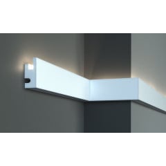 Profil pentru banda LED din polistiren extrudat acoperit cu rasina minerala KD301 - 9x4x115 cm - Img 1