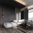 Profil stanga pentru riflaj decorativ 3D Amber, Antracit, 6.8x1.2x270 cm - Img 2