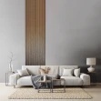 Profil stanga pentru riflaj decorativ 3D Asti, Oak Craft, 5.2x1.2x270 cm - Img 2