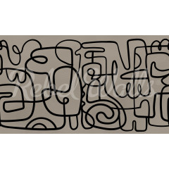 Tapet Artsy, Warm Grey, Rebel Walls - Img 2