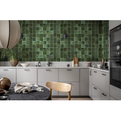 Tapet Ceramic Tiles, Emerald, Rebel Walls - Img 1