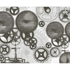 Tapet Cogwheel, Rebel Walls - Img 2