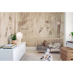 Tapet Dream Forest Girl, Sandy Pink, Rebel Walls - Img 1