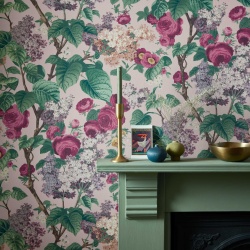 Tapet, Floribunda, Blush Pink, 1838 Wallcoverings, 7mp / rola