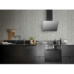 Tapet Flow Mini, Shallow Grey, Rebel Walls, 5 mp / rola - Img 1
