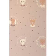 Tapet Hearts, Dusty Warm Lilac, Majvillan - Img 2