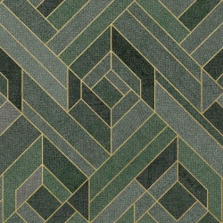 Tapet Hexagonal, Emerald, Coordonne, 5mp / rola - Img 2