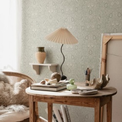 Tapet lavabil, Caroline, Moss Green, Sandberg, 5.3mp / rola - Img 3
