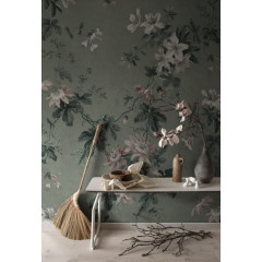 Tapet lavabil Faded Passion Sage Green, Sandberg - Img 1