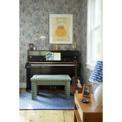 Tapet lavabil Kersti Soft Blue, Sandberg, 5.3mp / rola - Img 1