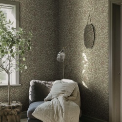 Tapet lavabil, Linnea, Burgundy, Sandberg, 5.3mp / rola
