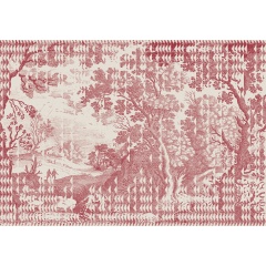 Tapet lavabil Patch Landscape, Red, TresTintas - Img 2