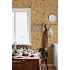 Tapet lavabil Rosenholm, Yellow, Sandberg, 5.3mp / rola - Img 3