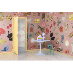 Tapet Patches, Pink, Rebel Walls - Img 1