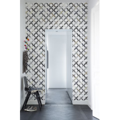 Tapet Patchwork Play, Grey, repetitiv, Rebel Walls - Img 1