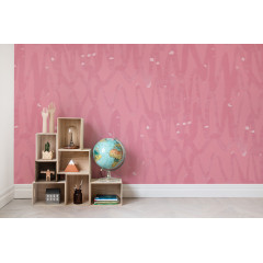 Tapet Pulse of Passion, Pink, Rebel Walls - Img 1