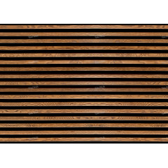 Tapet Rib Wood Horizontal, Rebel Walls - Img 2