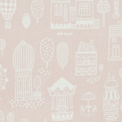 Tapet Small Town, Dusty Pink, Majvillan - Img 2