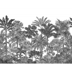 Tapet Tropical Bellewood, Graphite, Rebel Walls - Img 2