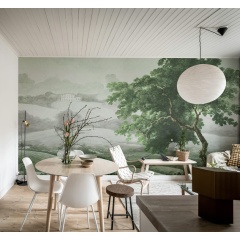 Tapet Vintage Tree, Soft Green, Rebel Walls - Img 1