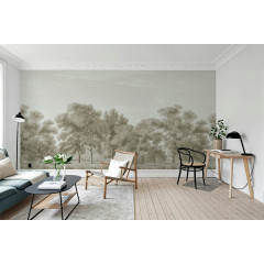 Tapet Whispering Forest, Beige, Rebel Walls - Img 1
