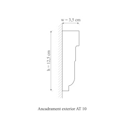 Ancadrament exterior AT10A-12.5x3.5x200cm - Img 2